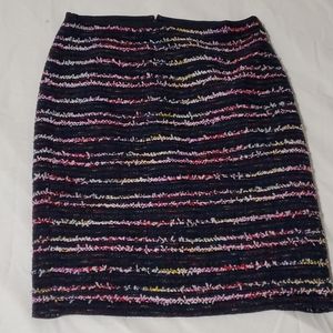 Multicolored Pencil Skirt
